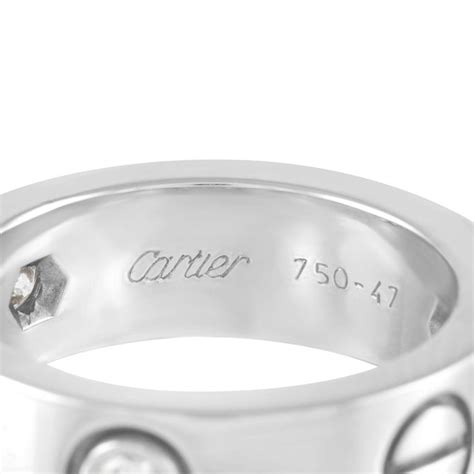 cartier 750 52833|cartier love ring 52833a.